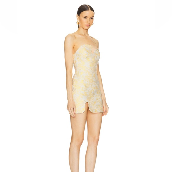 Strapless Puzzle Mini Dress Small - Picture 4 of 4